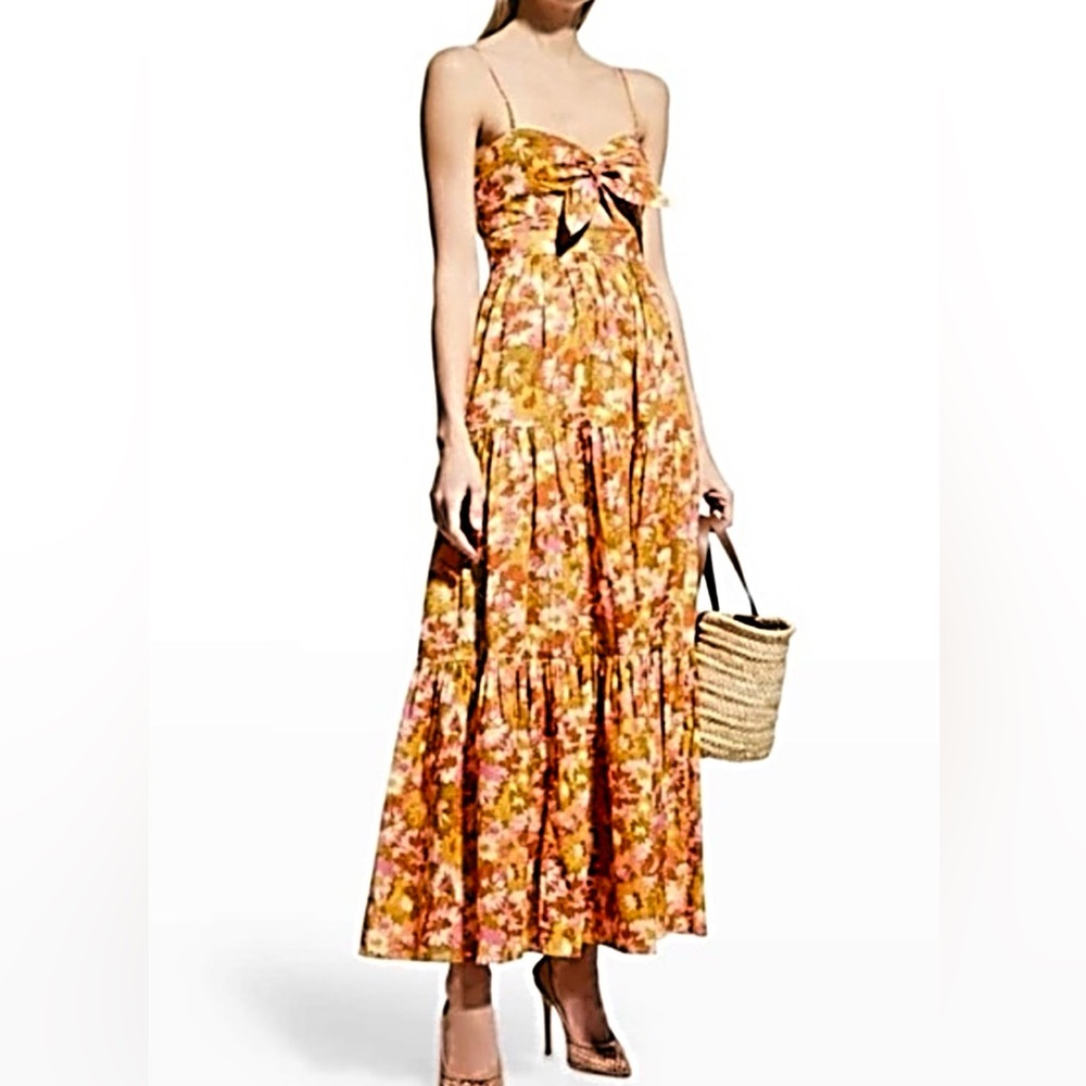 House of Harlow 1960 Keyhole Tiered Maxi Dress Size XS